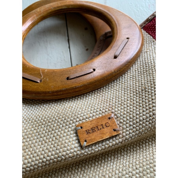 Relic : canvas and wood bag - Picture 5 of 11